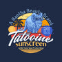 Tatooine Sunscreen-Womens-Fitted-Tee-Wheels