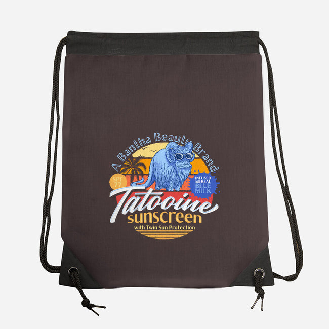 Tatooine Sunscreen-None-Drawstring-Bag-Wheels