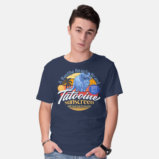 Tatooine Sunscreen-Mens-Basic-Tee-Wheels