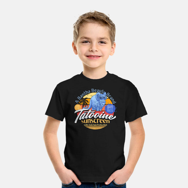 Tatooine Sunscreen-Youth-Basic-Tee-Wheels