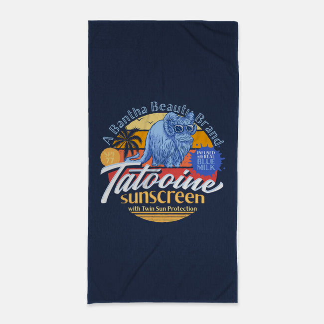 Tatooine Sunscreen-None-Beach-Towel-Wheels