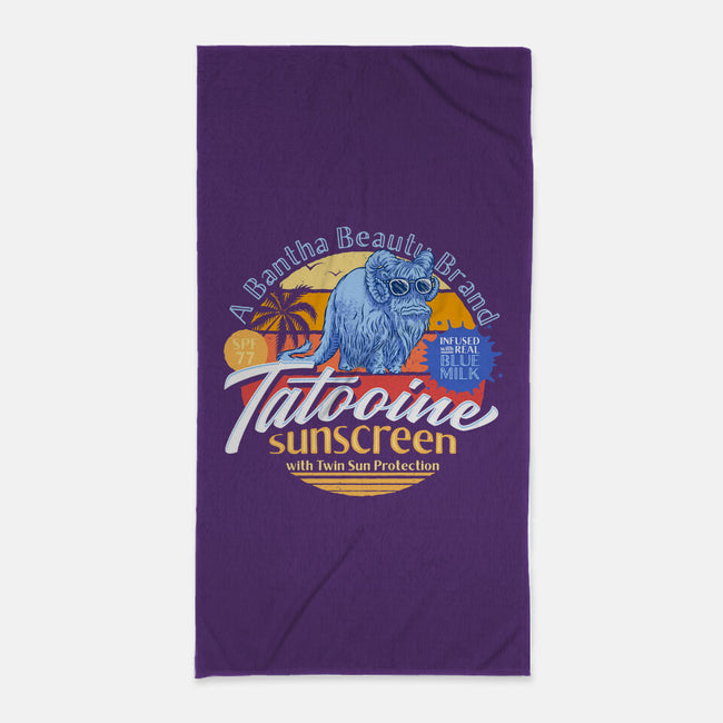 Tatooine Sunscreen-None-Beach-Towel-Wheels