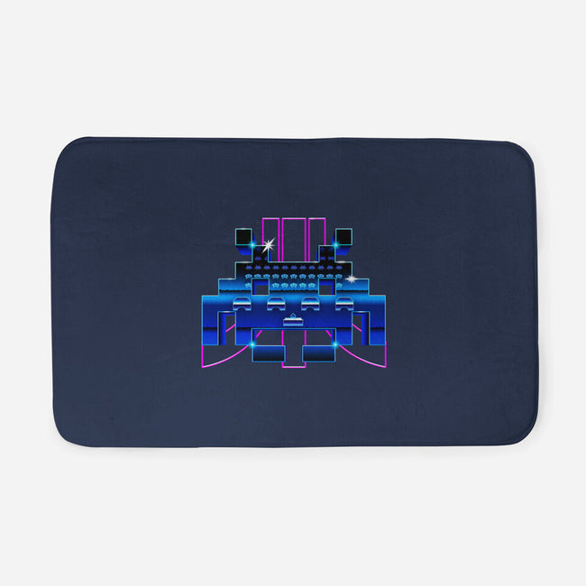 Space Retro-None-Memory Foam-Bath Mat-demonigote