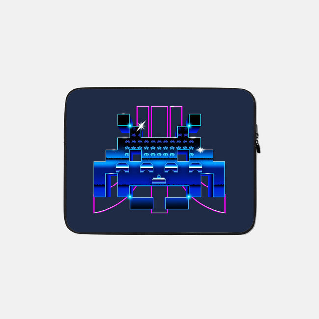 Space Retro-None-Zippered-Laptop Sleeve-demonigote