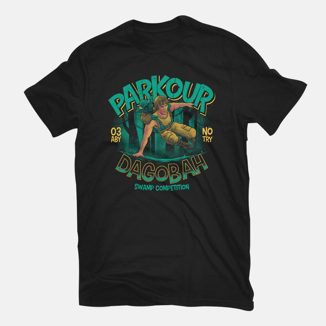 Parkour Dagobah-Womens-Basic-Tee-teesgeex