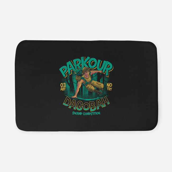 Parkour Dagobah-None-Memory Foam-Bath Mat-teesgeex