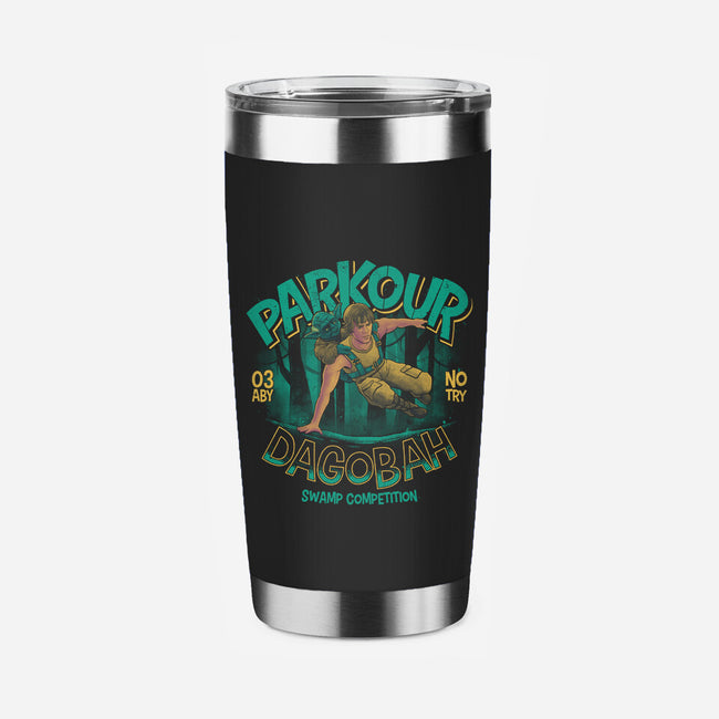 Parkour Dagobah-None-Stainless Steel Tumbler-Drinkware-teesgeex