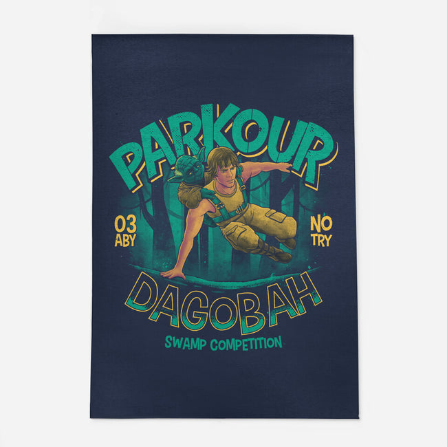 Parkour Dagobah-None-Indoor-Rug-teesgeex