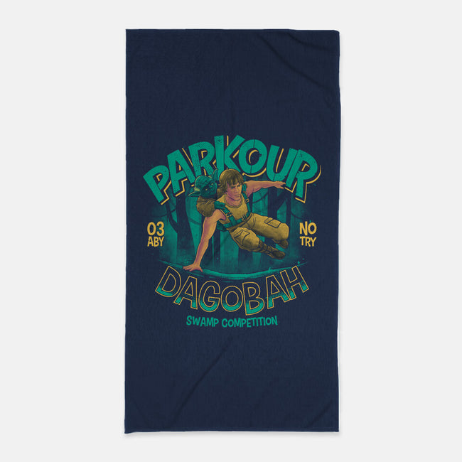 Parkour Dagobah-None-Beach-Towel-teesgeex