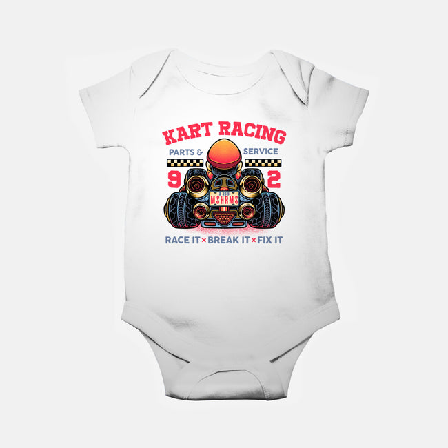 Kart Racing-Baby-Basic-Onesie-glitchygorilla