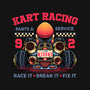 Kart Racing-None-Non-Removable Cover w Insert-Throw Pillow-glitchygorilla