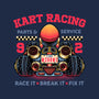 Kart Racing-None-Non-Removable Cover w Insert-Throw Pillow-glitchygorilla