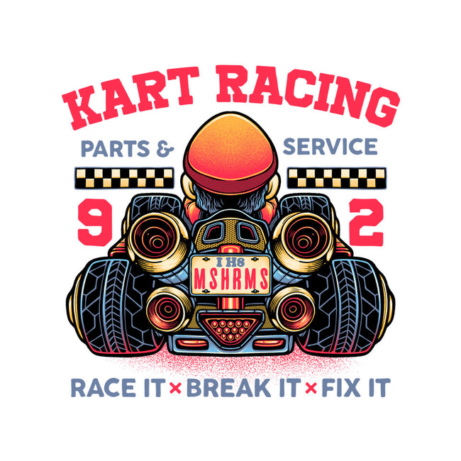 Kart Racing-Youth-Basic-Tee-glitchygorilla