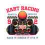 Kart Racing-Womens-Basic-Tee-glitchygorilla