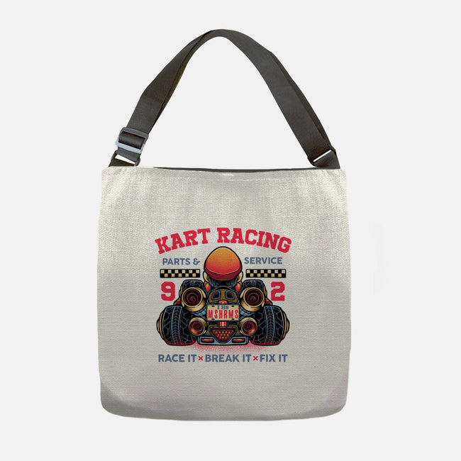 Kart Racing-None-Adjustable Tote-Bag-glitchygorilla