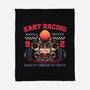 Kart Racing-None-Fleece-Blanket-glitchygorilla