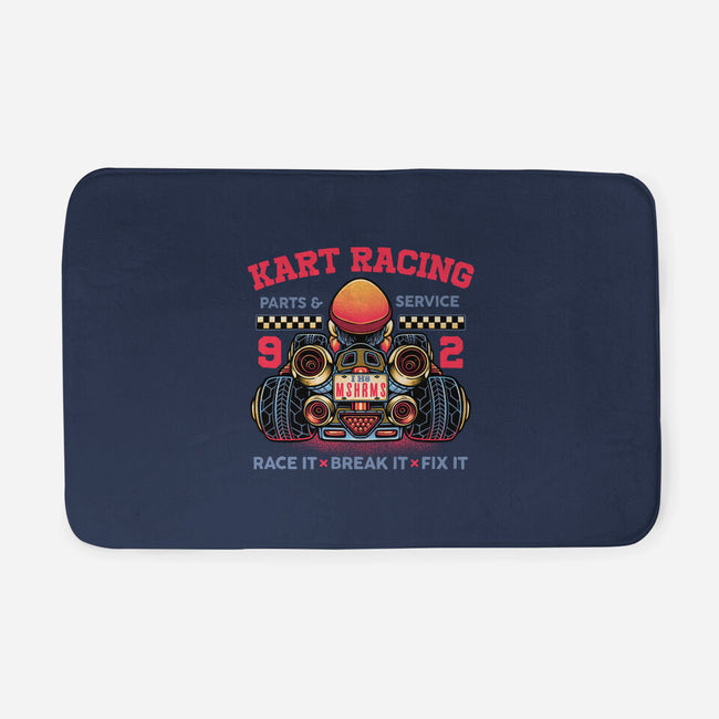 Kart Racing-None-Memory Foam-Bath Mat-glitchygorilla