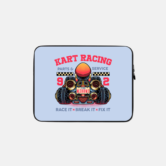 Kart Racing-None-Zippered-Laptop Sleeve-glitchygorilla