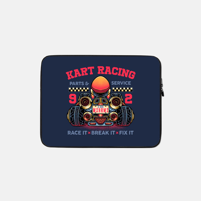 Kart Racing-None-Zippered-Laptop Sleeve-glitchygorilla