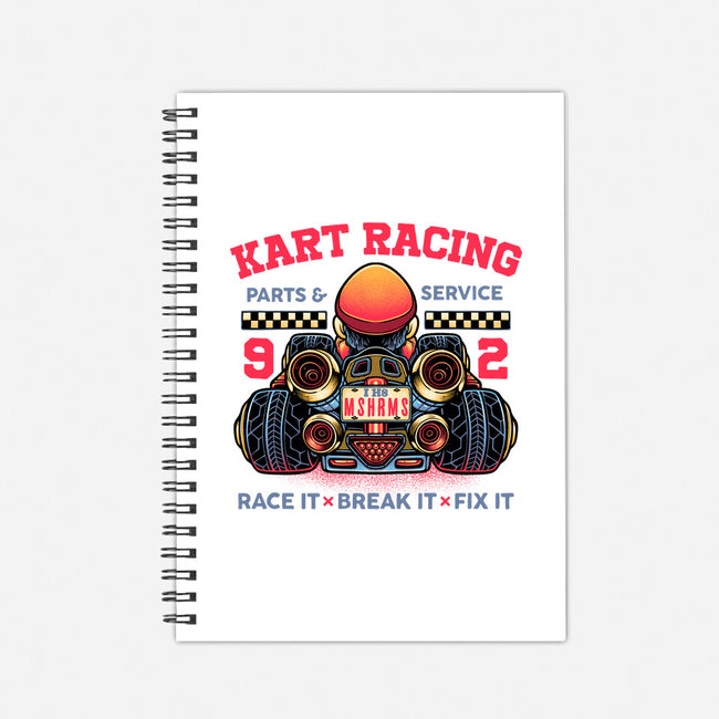 Kart Racing-None-Dot Grid-Notebook-glitchygorilla