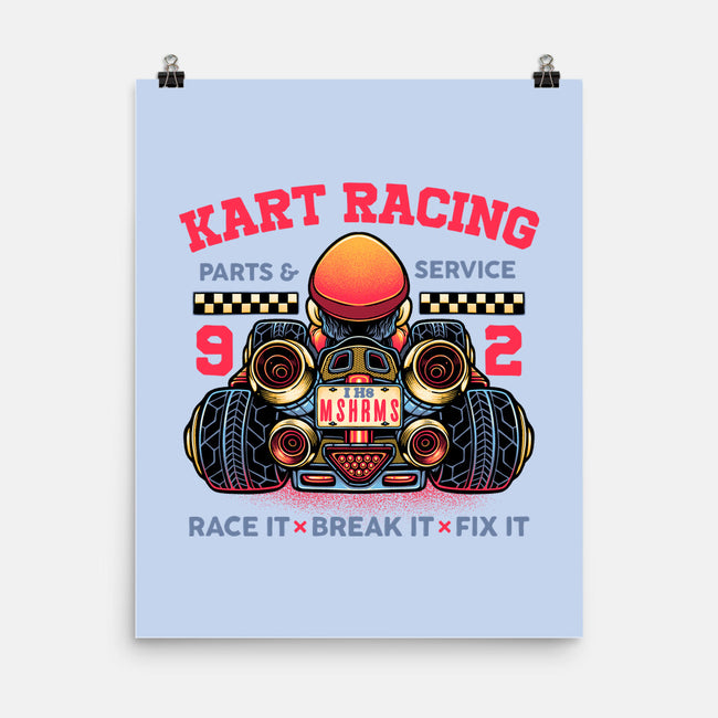 Kart Racing-None-Matte-Poster-glitchygorilla