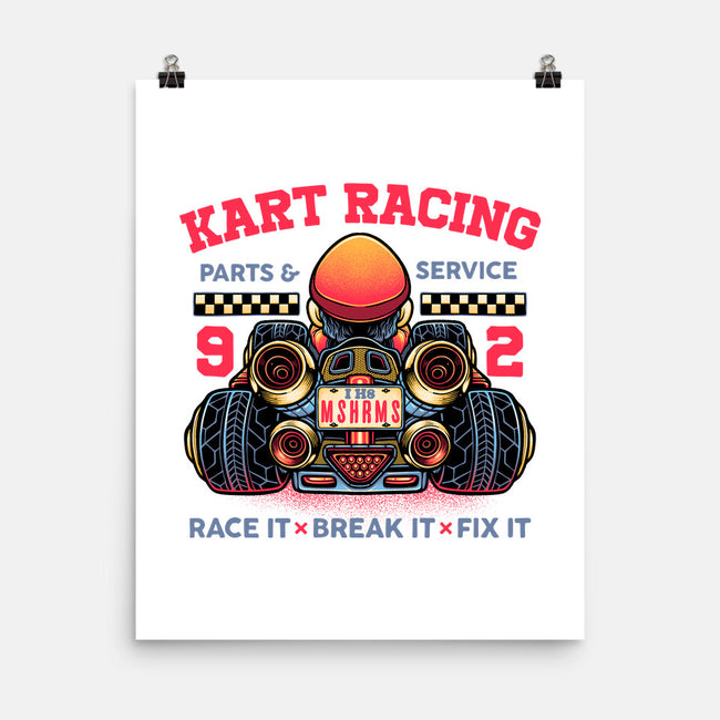 Kart Racing-None-Matte-Poster-glitchygorilla