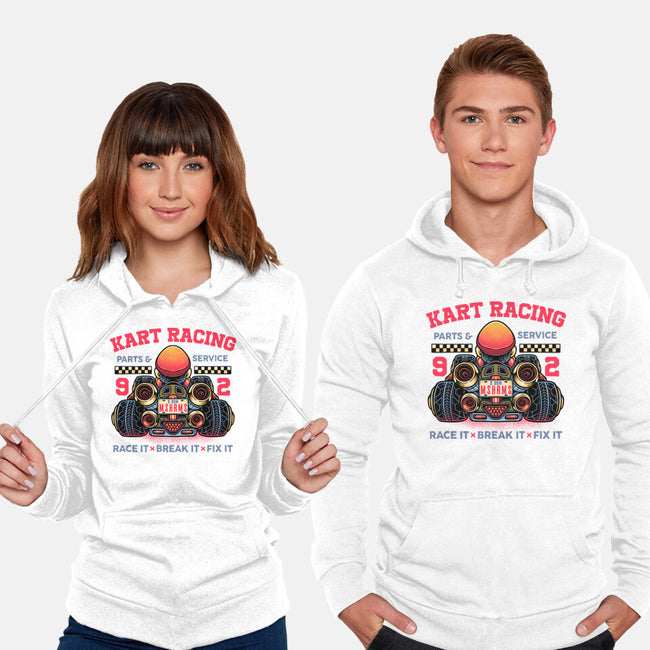 Kart Racing-Unisex-Pullover-Sweatshirt-glitchygorilla