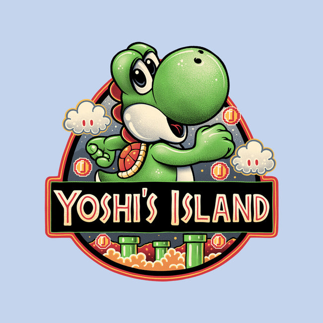 Green Dinosaur Island-None-Glossy-Sticker-glitchygorilla