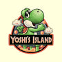 Green Dinosaur Island-None-Glossy-Sticker-glitchygorilla