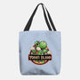 Green Dinosaur Island-None-Basic Tote-Bag-glitchygorilla