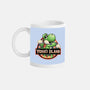 Green Dinosaur Island-None-Mug-Drinkware-glitchygorilla