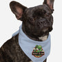 Green Dinosaur Island-Dog-Bandana-Pet Collar-glitchygorilla