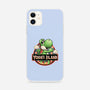 Green Dinosaur Island-iPhone-Snap-Phone Case-glitchygorilla