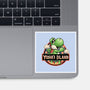 Green Dinosaur Island-None-Glossy-Sticker-glitchygorilla