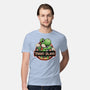 Green Dinosaur Island-Mens-Premium-Tee-glitchygorilla