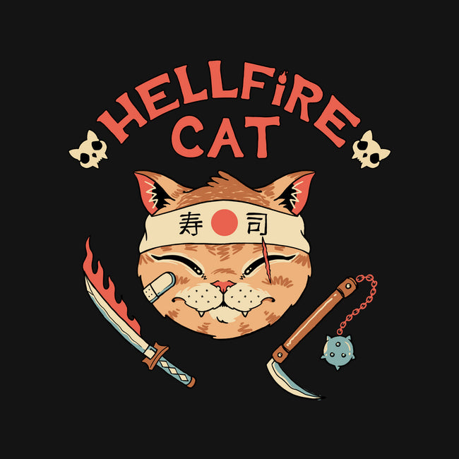 Hellfire Cat Meowster-Womens-Fitted-Tee-vp021