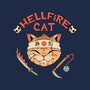 Hellfire Cat Meowster-None-Polyester-Shower Curtain-vp021