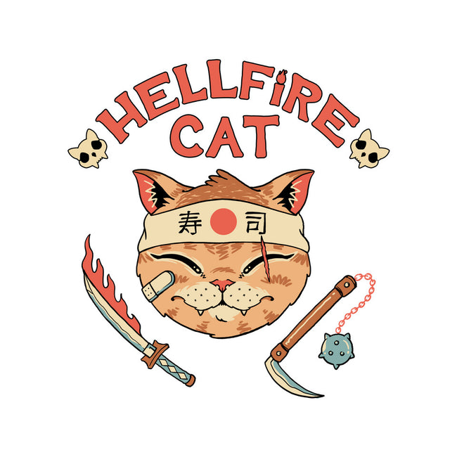 Hellfire Cat Meowster-Womens-Off Shoulder-Sweatshirt-vp021