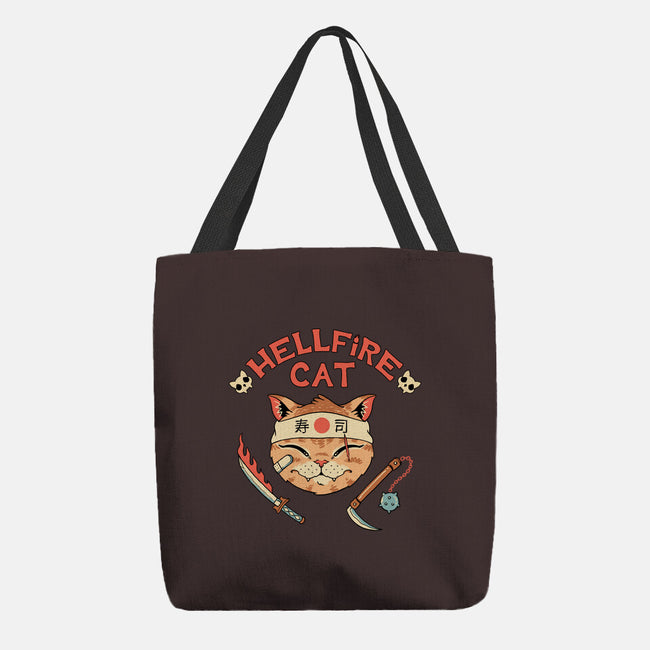 Hellfire Cat Meowster-None-Basic Tote-Bag-vp021