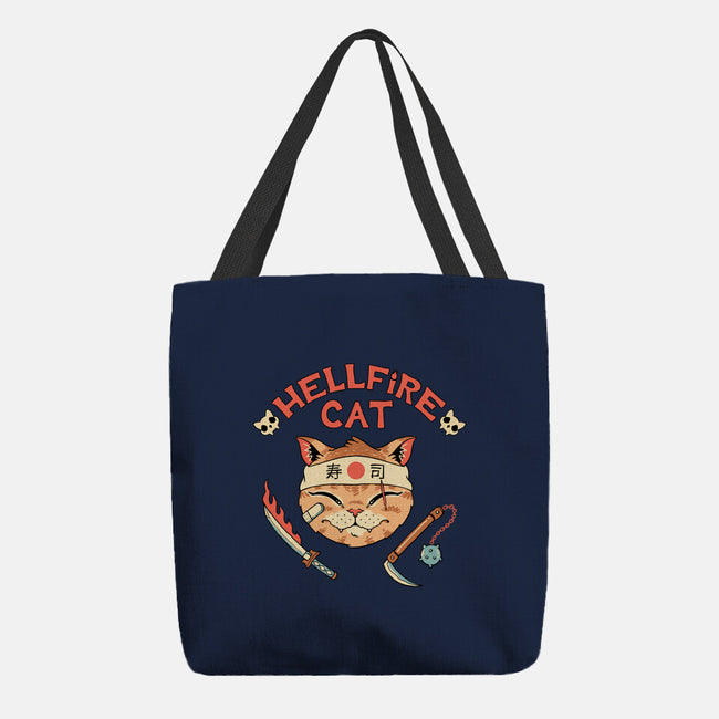 Hellfire Cat Meowster-None-Basic Tote-Bag-vp021