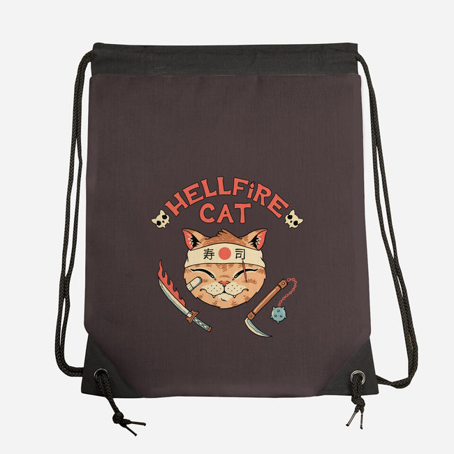 Hellfire Cat Meowster-None-Drawstring-Bag-vp021