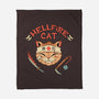 Hellfire Cat Meowster-None-Fleece-Blanket-vp021