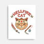Hellfire Cat Meowster-None-Stretched-Canvas-vp021