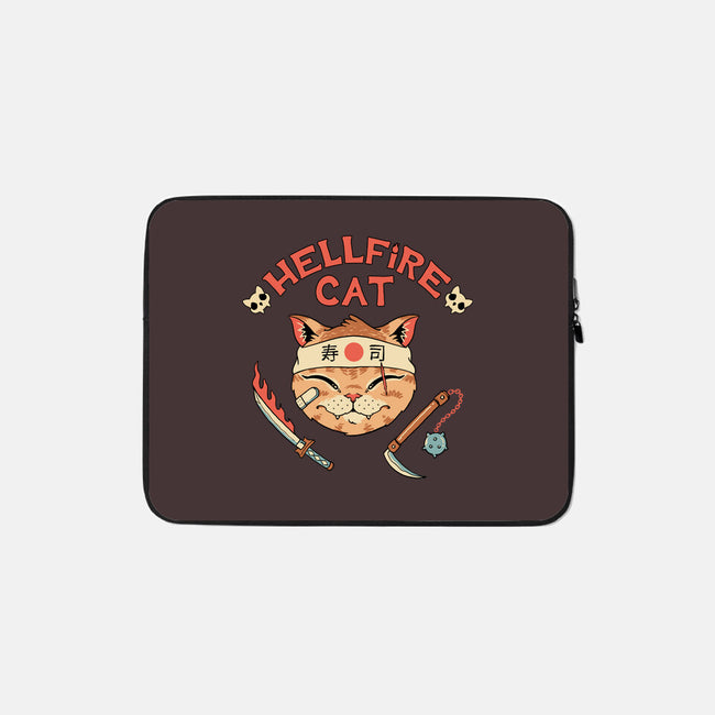 Hellfire Cat Meowster-None-Zippered-Laptop Sleeve-vp021