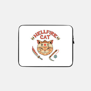 Hellfire Cat Meowster-None-Zippered-Laptop Sleeve-vp021