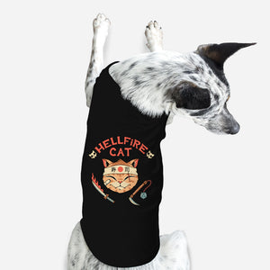 Hellfire Cat Meowster-Dog-Basic-Pet Tank-vp021