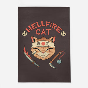 Hellfire Cat Meowster-None-Indoor-Rug-vp021