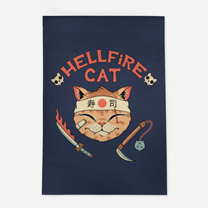 Hellfire Cat Meowster-None-Outdoor-Rug-vp021