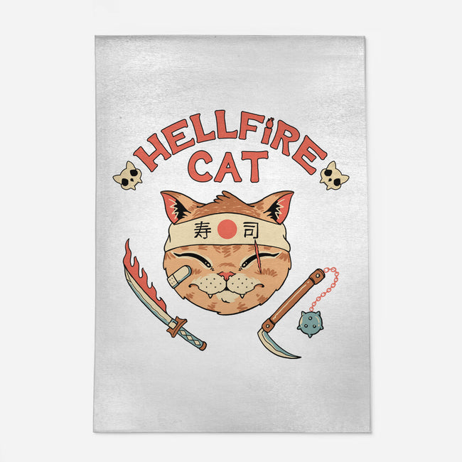 Hellfire Cat Meowster-None-Outdoor-Rug-vp021