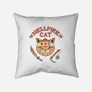 Hellfire Cat Meowster-None-Removable Cover w Insert-Throw Pillow-vp021
